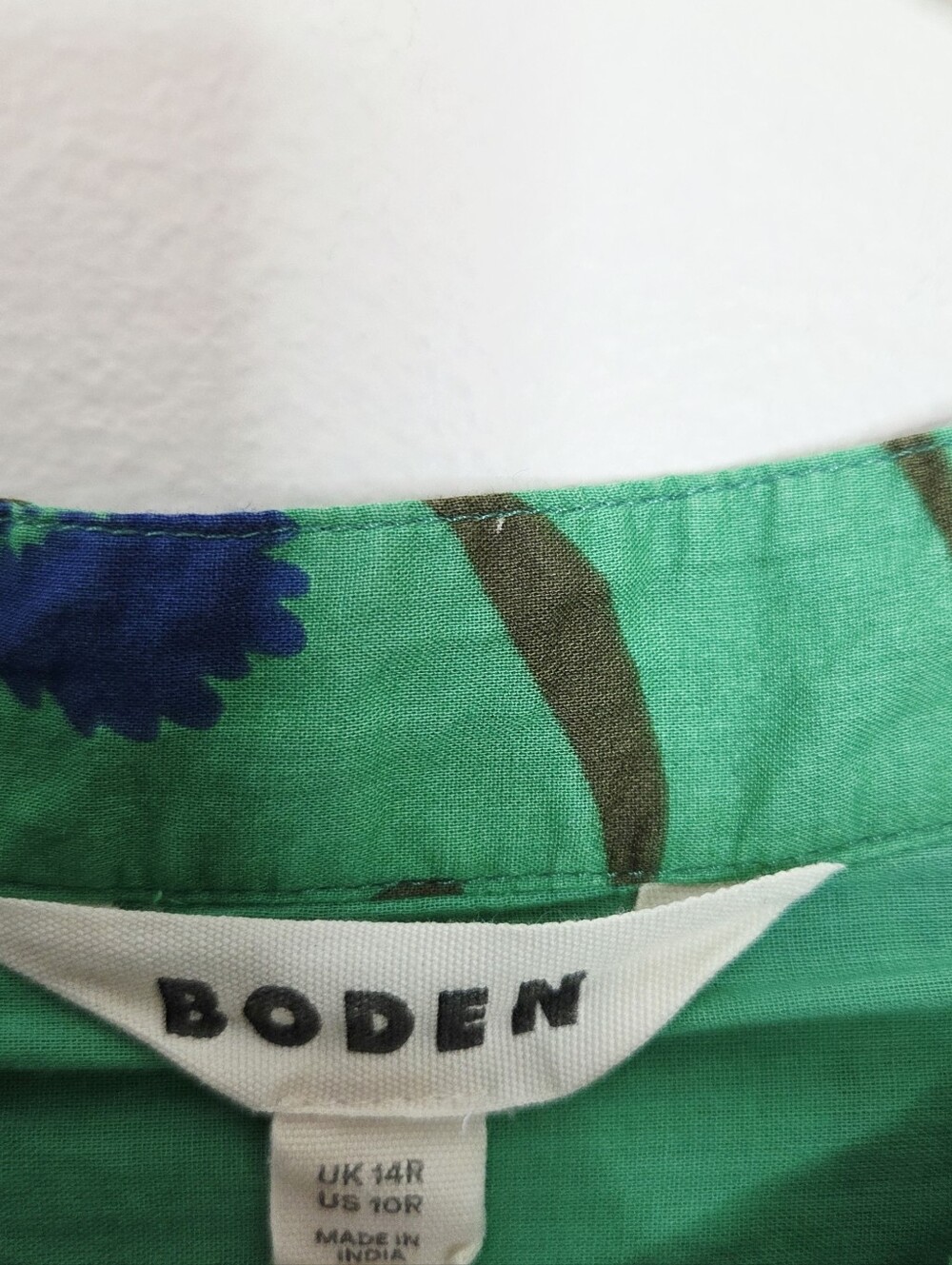 BODEN Jen Cotton Midi Dress Lightweight Size 10 - Picture 4 of 6